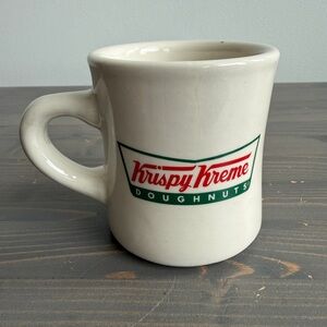 Vintage stoneware Krispy Kreme mug